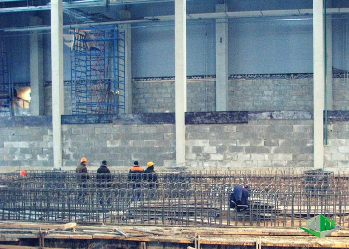 Строительство сервисного центра вольво в Домодедово